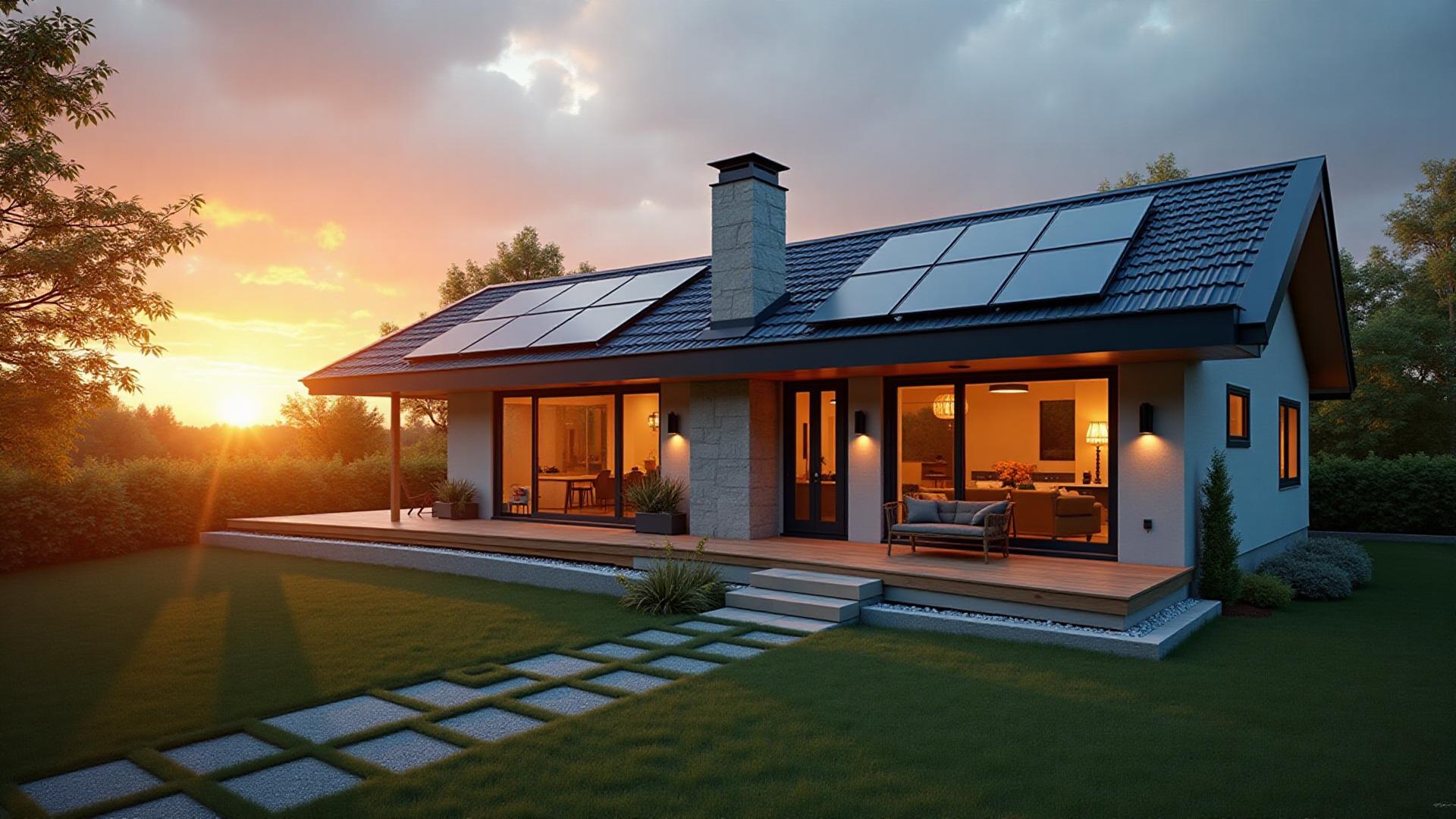 Solar panels on Ottawa home